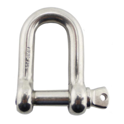 Heavy Duty Stainless Steel D Shackle European Style Stainless D Ring Shackle